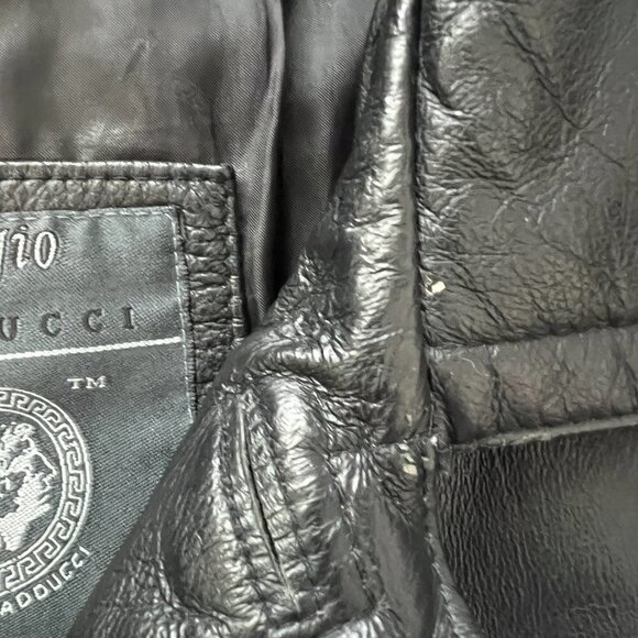 Sergio Vadducci Men's Blak Genuine Leather - Picture 8 of 9